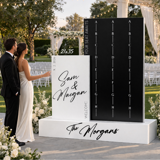 Custom Wedding Seating Chart