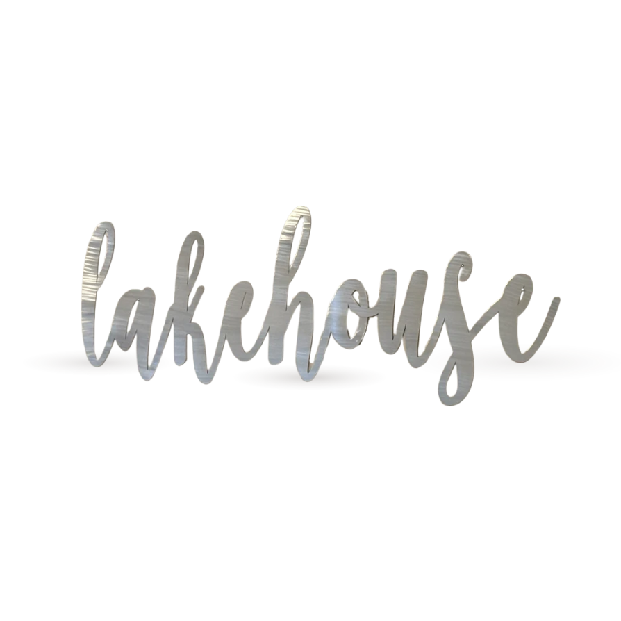 Lakehouse Word Sign