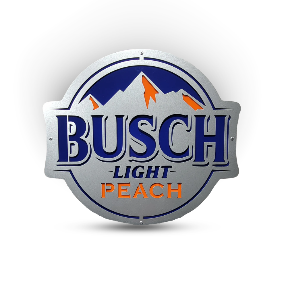 Anheuser-Busch Busch Light Peach Logo - Compressed Series