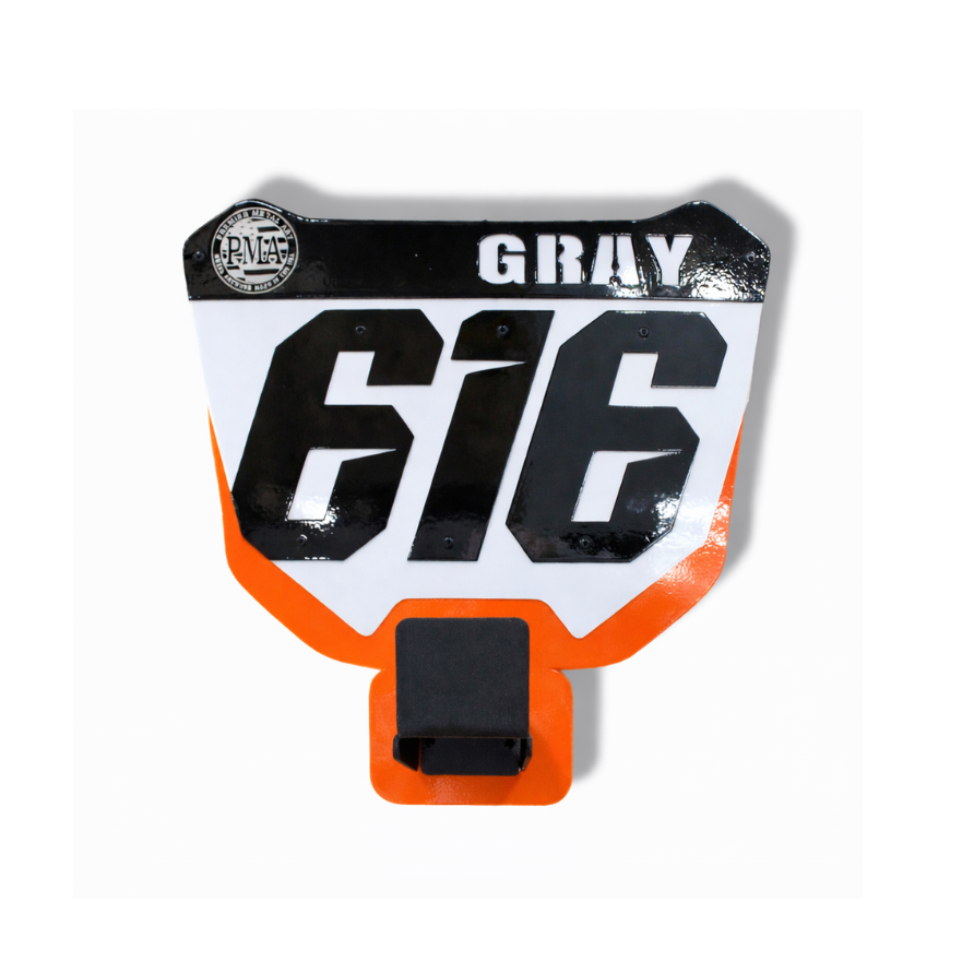 Customized Number Plate Helmet Holder