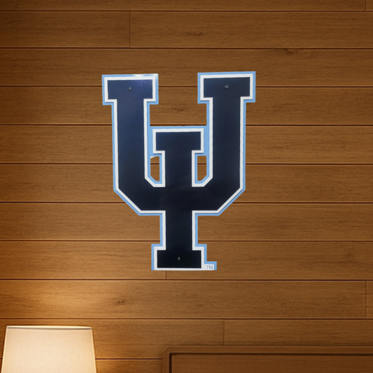 Upper Iowa Peacocks UP Logo Dorm Room Size