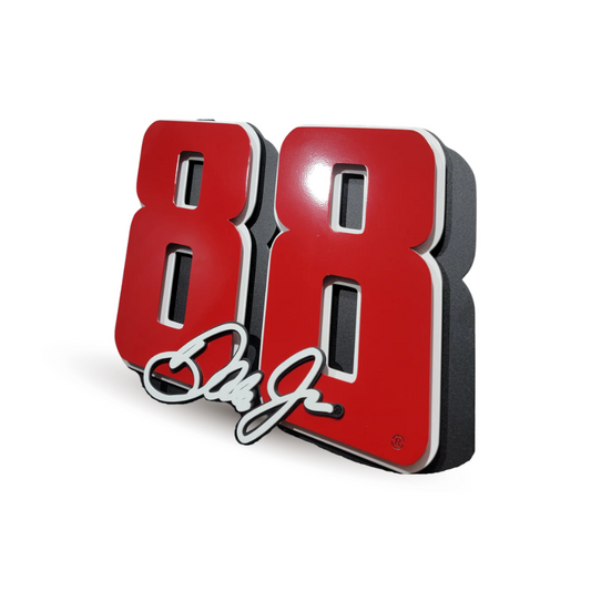 Premier Dale Earnhardt Jr. Red #88 3D Signature