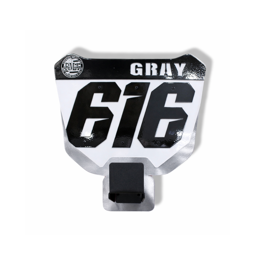 Customized Number Plate Helmet Holder