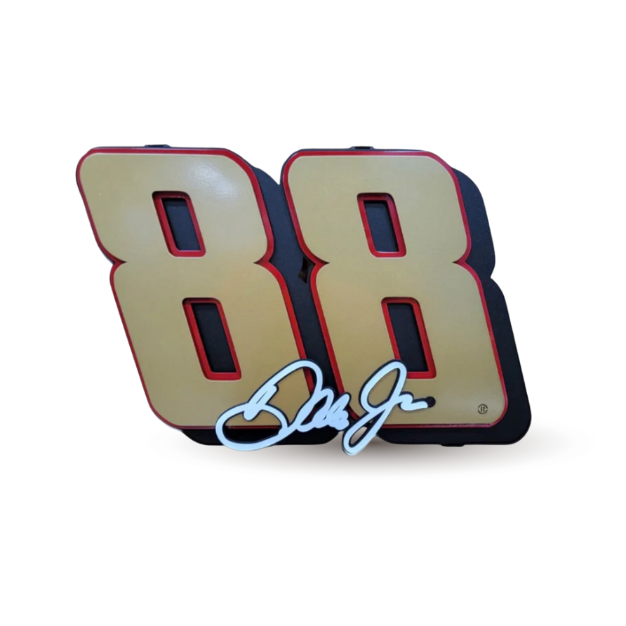 Premier Dale Earnhardt Jr. Gold #88 3D Signature