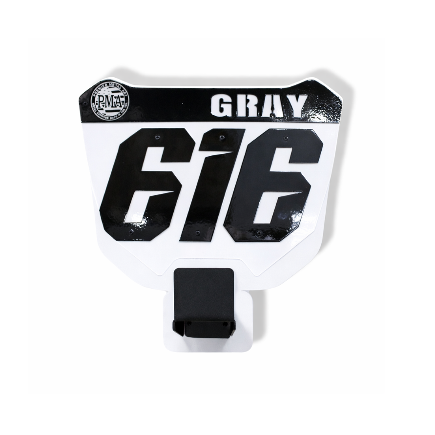 Customized Number Plate Helmet Holder