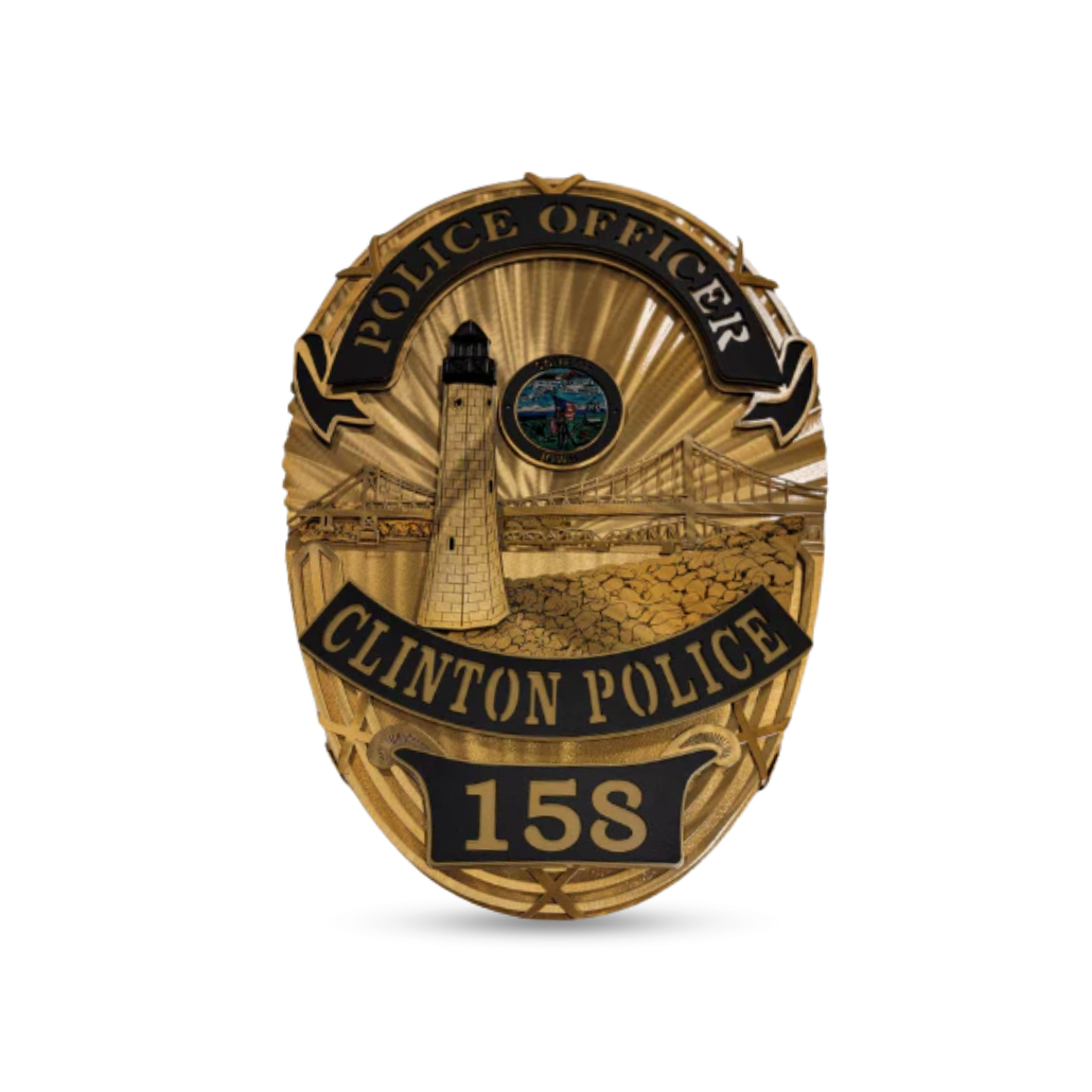 Clinton Police Department Badge