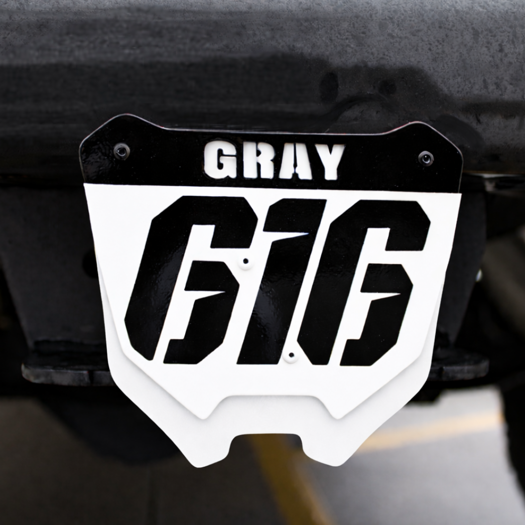 Custom Moto Hitch Cover