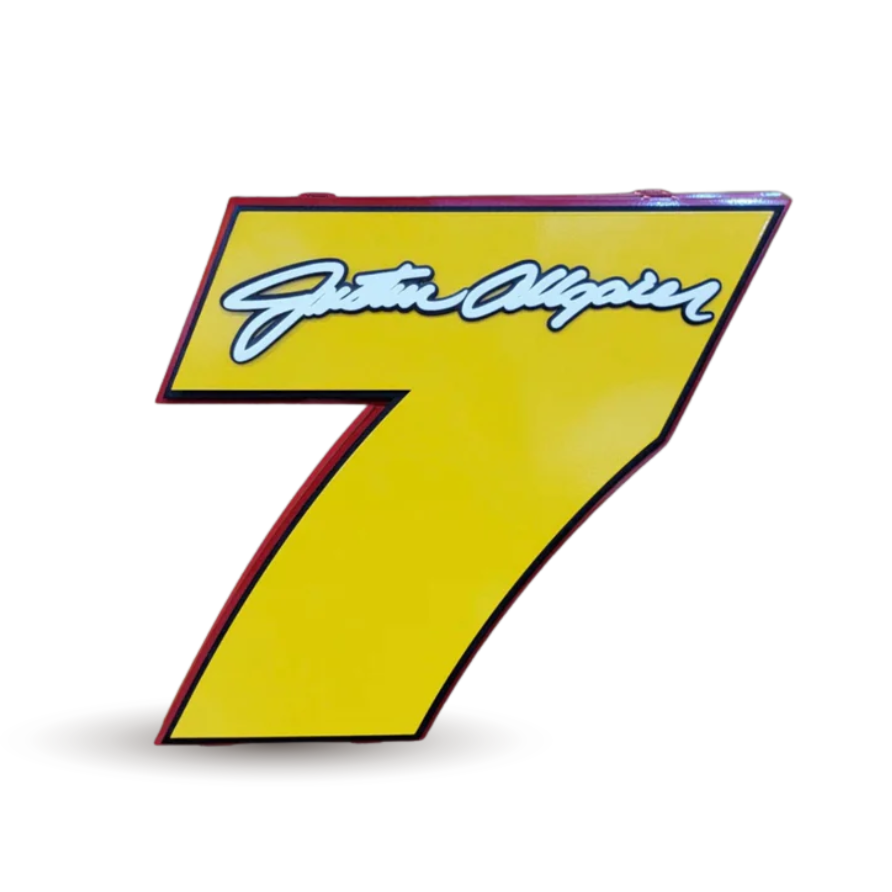 Premier Justin Allgaier #7 3D Signature