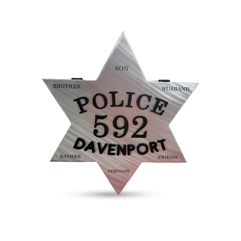 Davenport Vintage Police Star