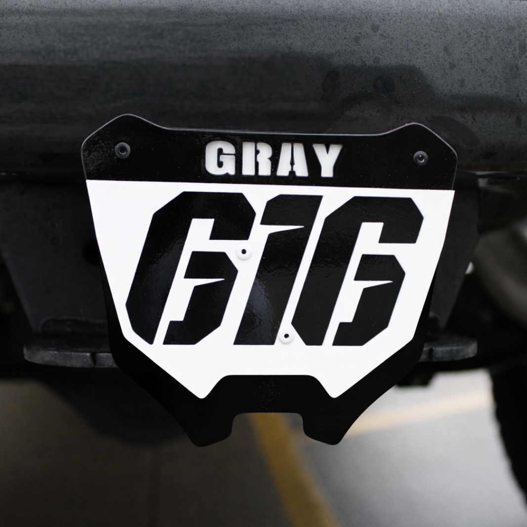 Custom Moto Hitch Cover