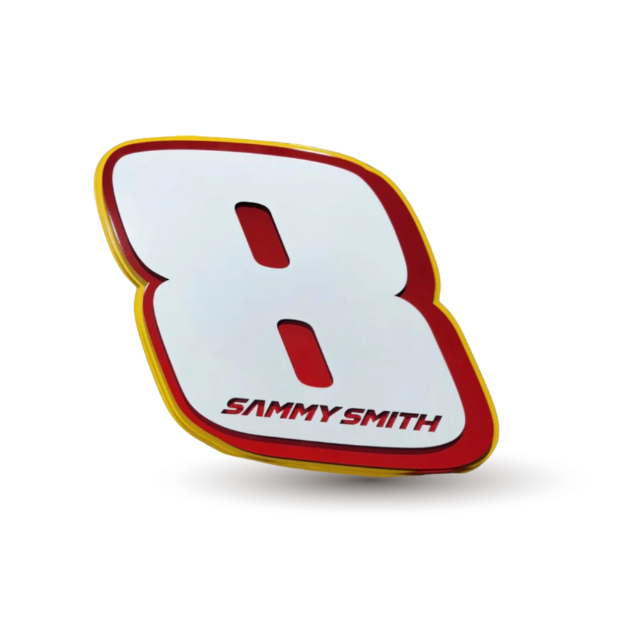 Premier Sammy Smith #8 Number Door Name Plate Cutout
