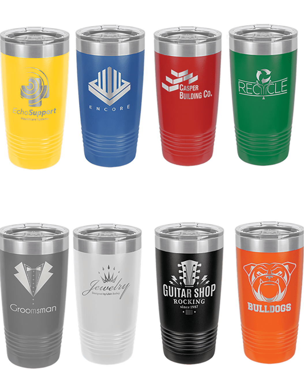 ENGRAVED NAME PLATE CUP 20oz