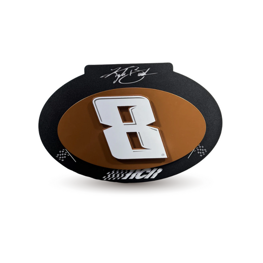 Kyle Busch #8 Oval 3D Premier Metal Diecast Display