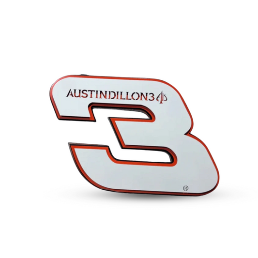 Premier Austin Dillon #3 Number Door Name Plate Cutout