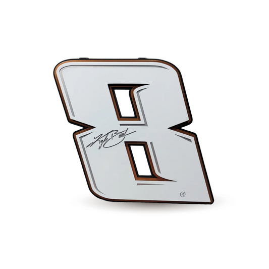 Premier Kyle Busch #8 Number Door Name Plate Cutout