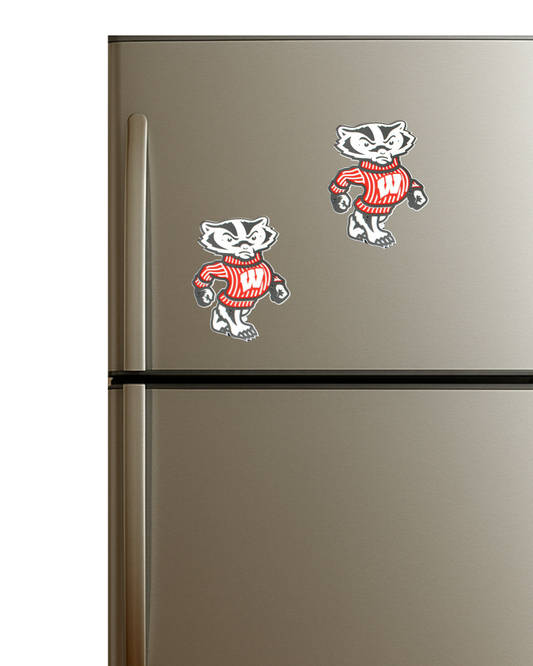 Univeristy of Wisconsin-Madison Badgers Mascot Logo Magnet/Ornament