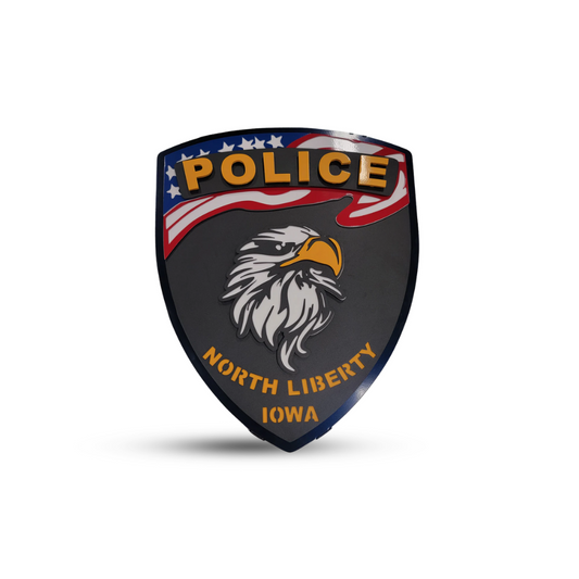 North Liberty Iowa Police Badge