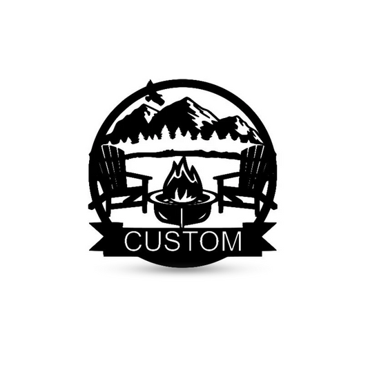 Camp Fire Monogram