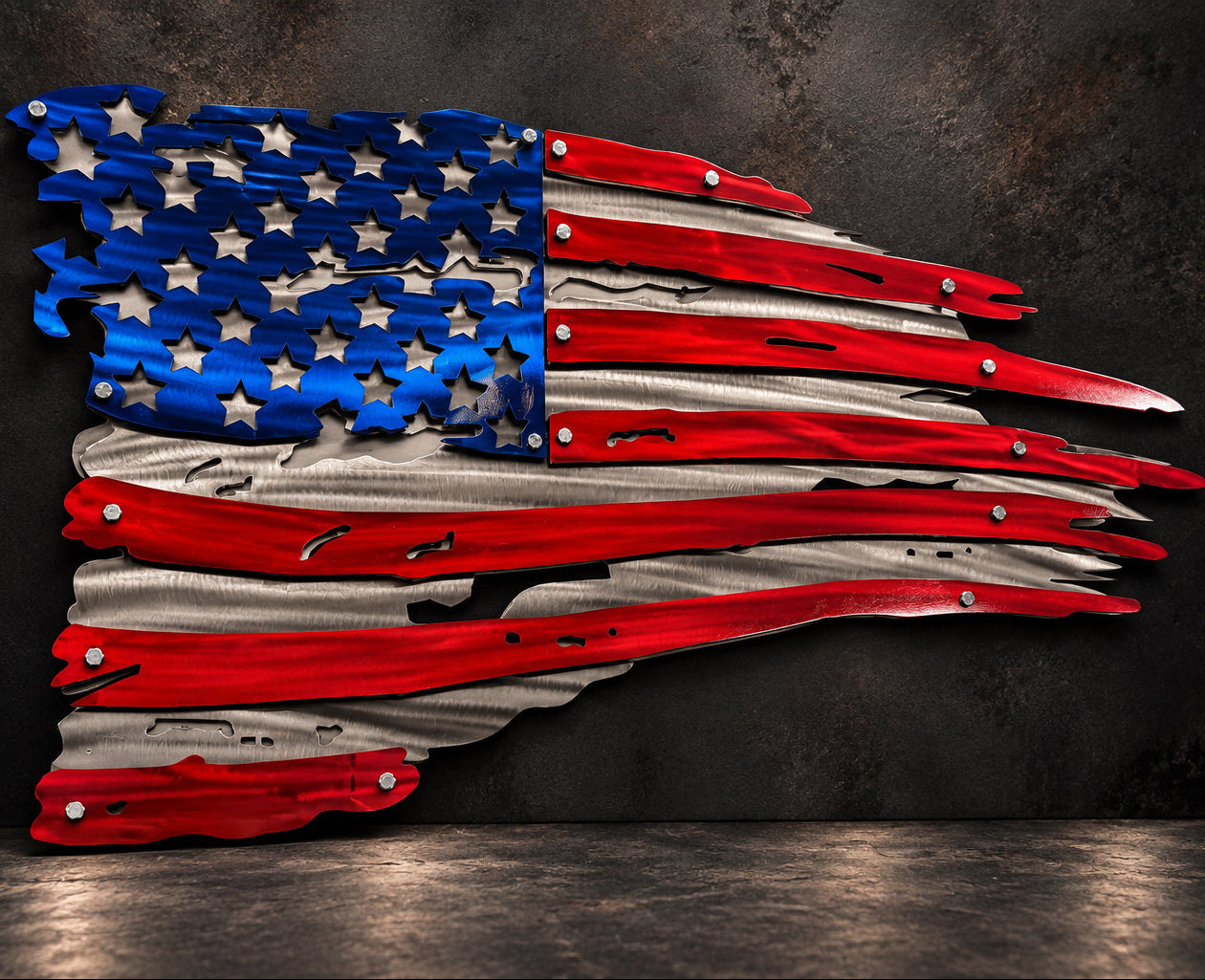 Tattered American Flag