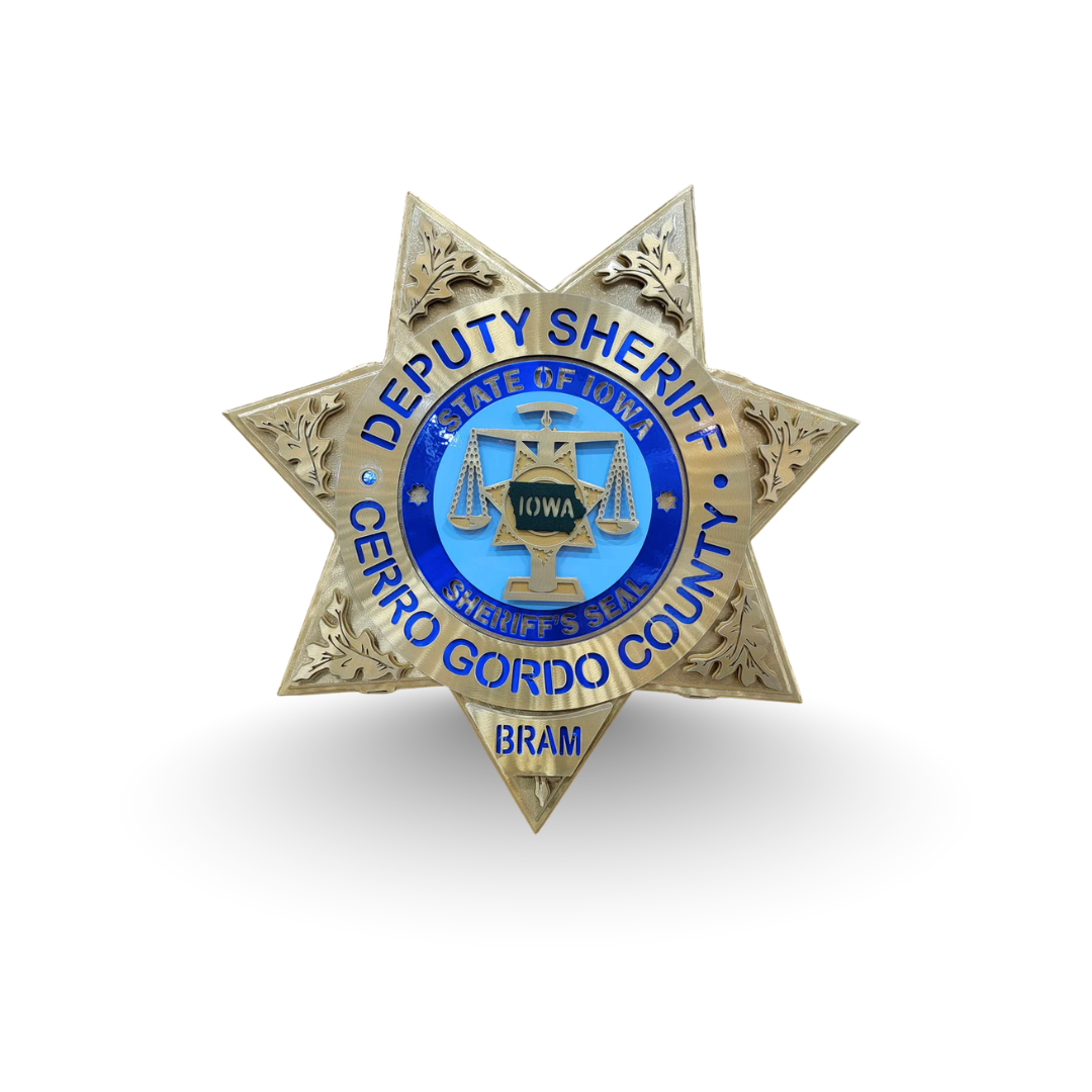 Cerro Gordo County Deputy Sheriff Star
