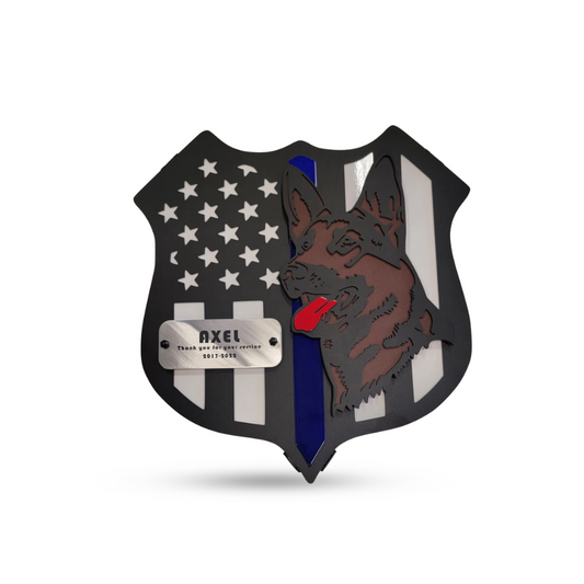 K-9 Police  Badge