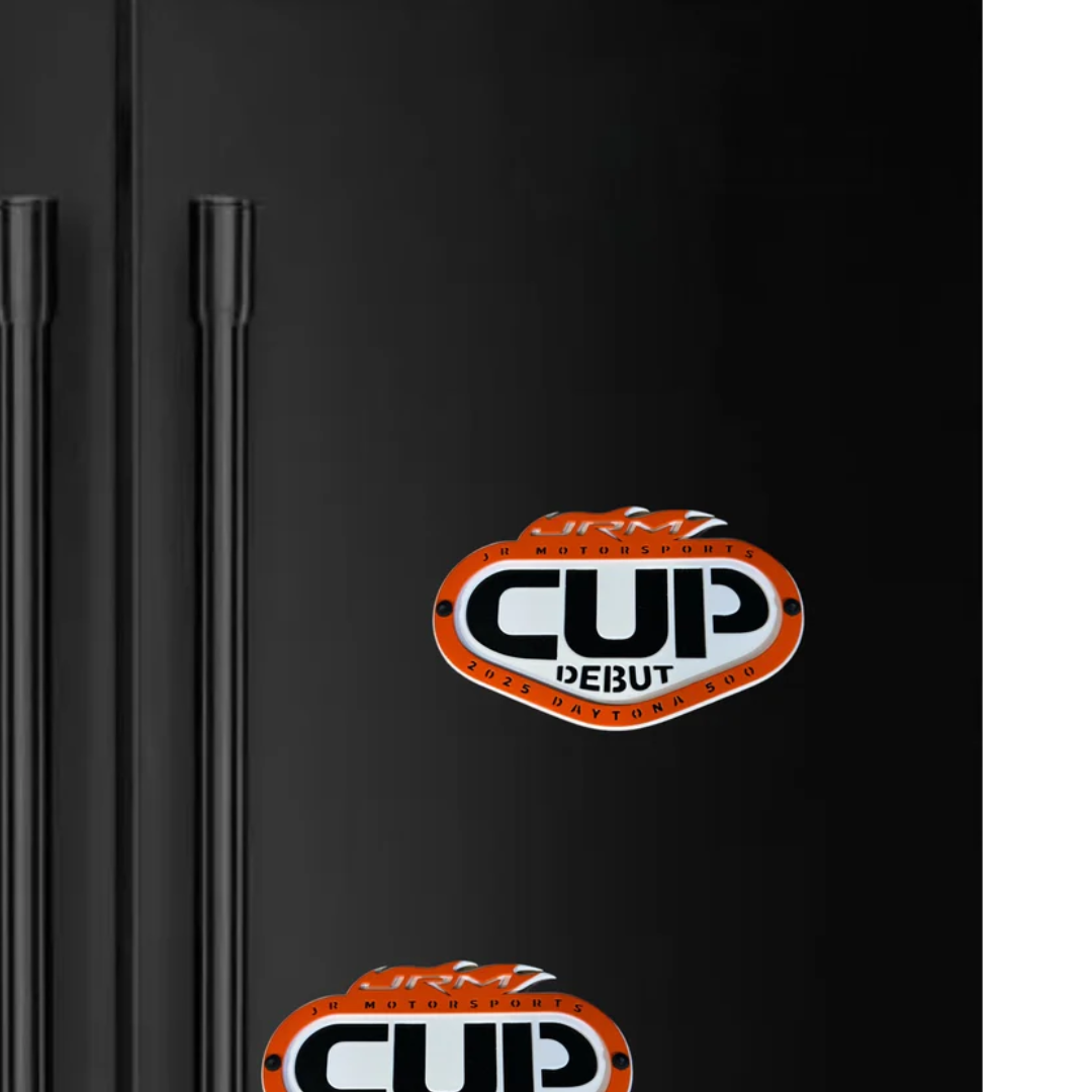 Jr Motorsports 2025 Cup Debut Logo - Magnet and Diecast Display