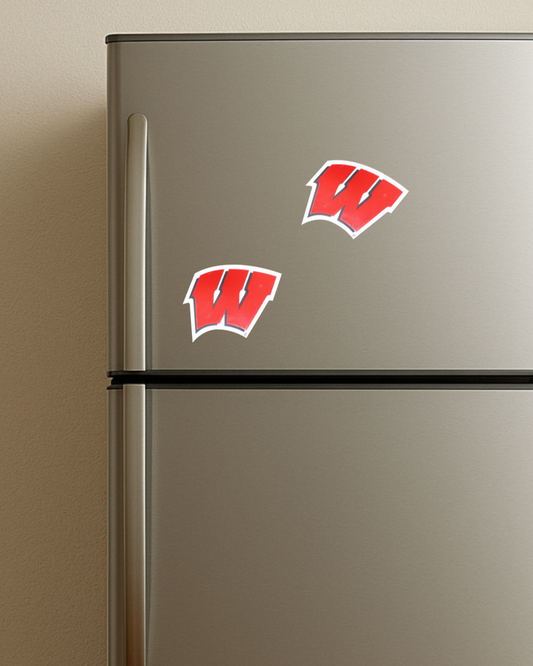 Univeristy of Wisconsin-Madison Badgers "W" Logo Magnet/Ornament