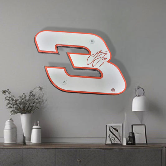 Metal Art Austin Dillion #3 3D Signature On Wall