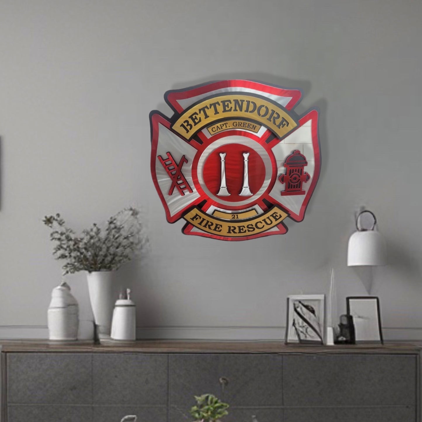 Bettendorf Fire Rescue Maltese Sield