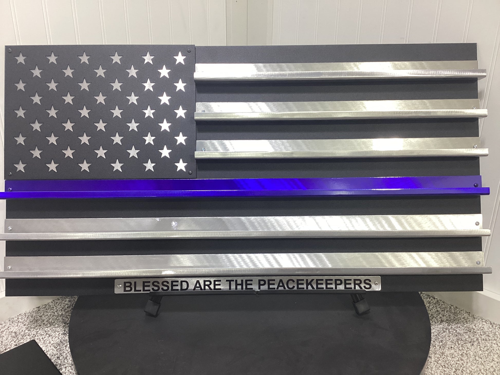 American Flag Challenge Coin Flag Blue Line