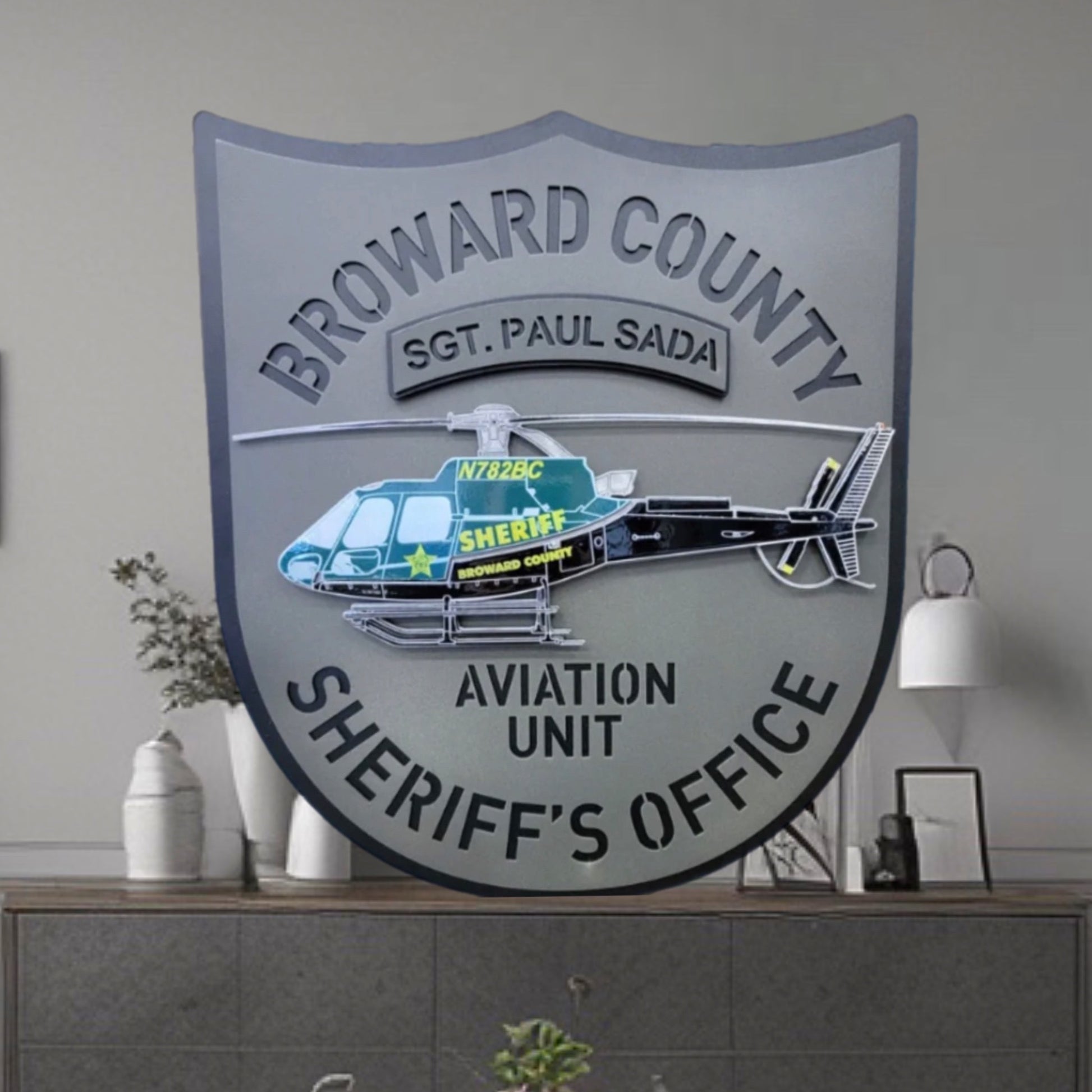 Displayed Broward County Aviation Unit