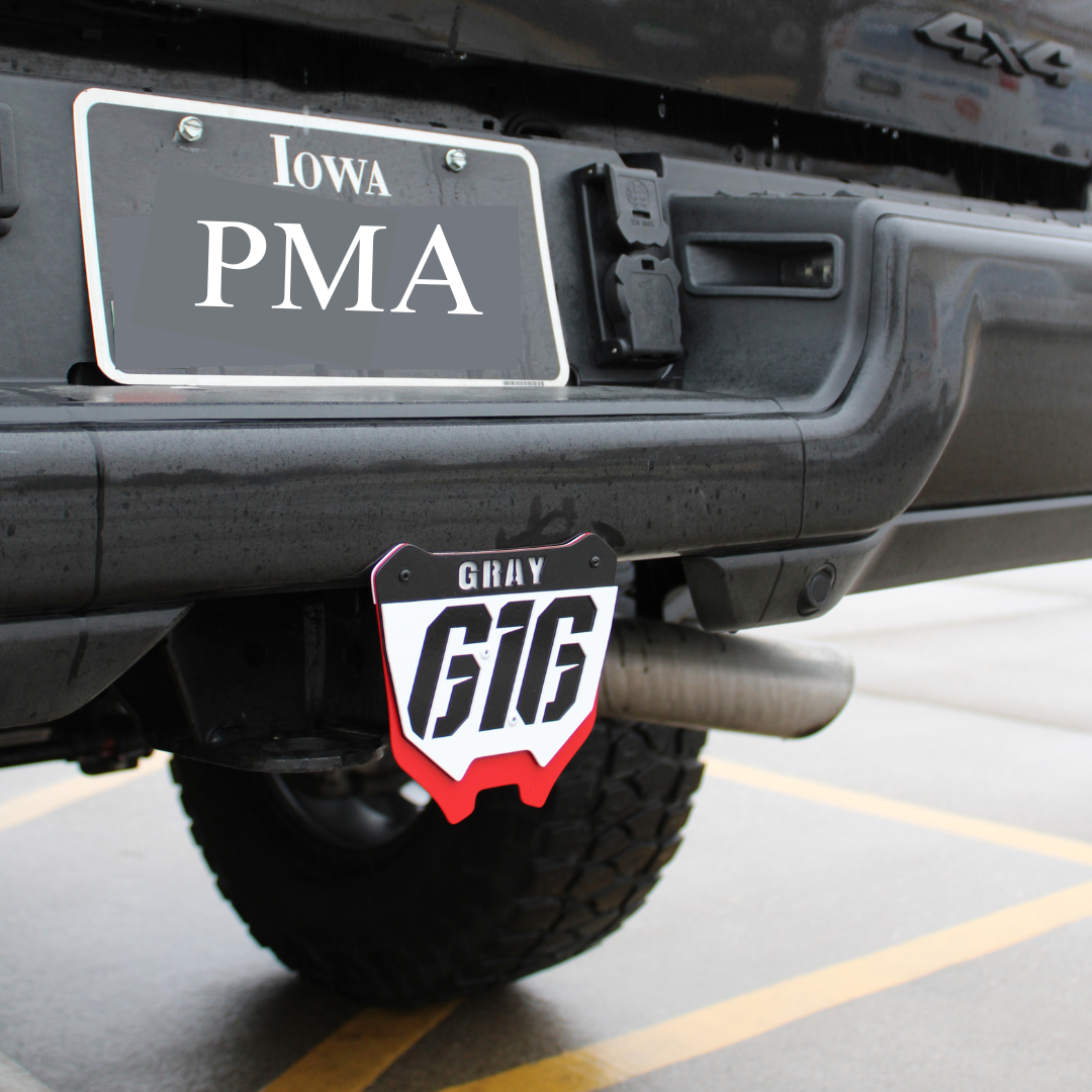 Custom Moto Hitch Cover