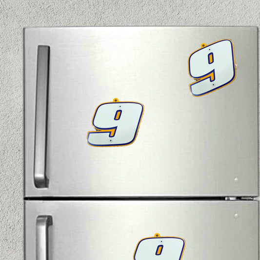 Chase Elliot #9 Magnet/Ornament On Fridge