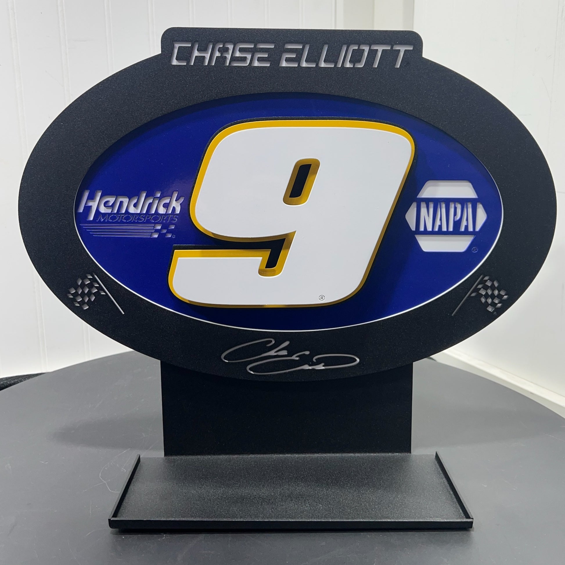Number 9 Diecast Display
