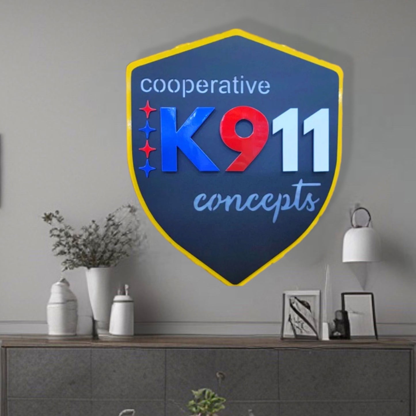 Metal Art Display Cooperative K 911 Concepts