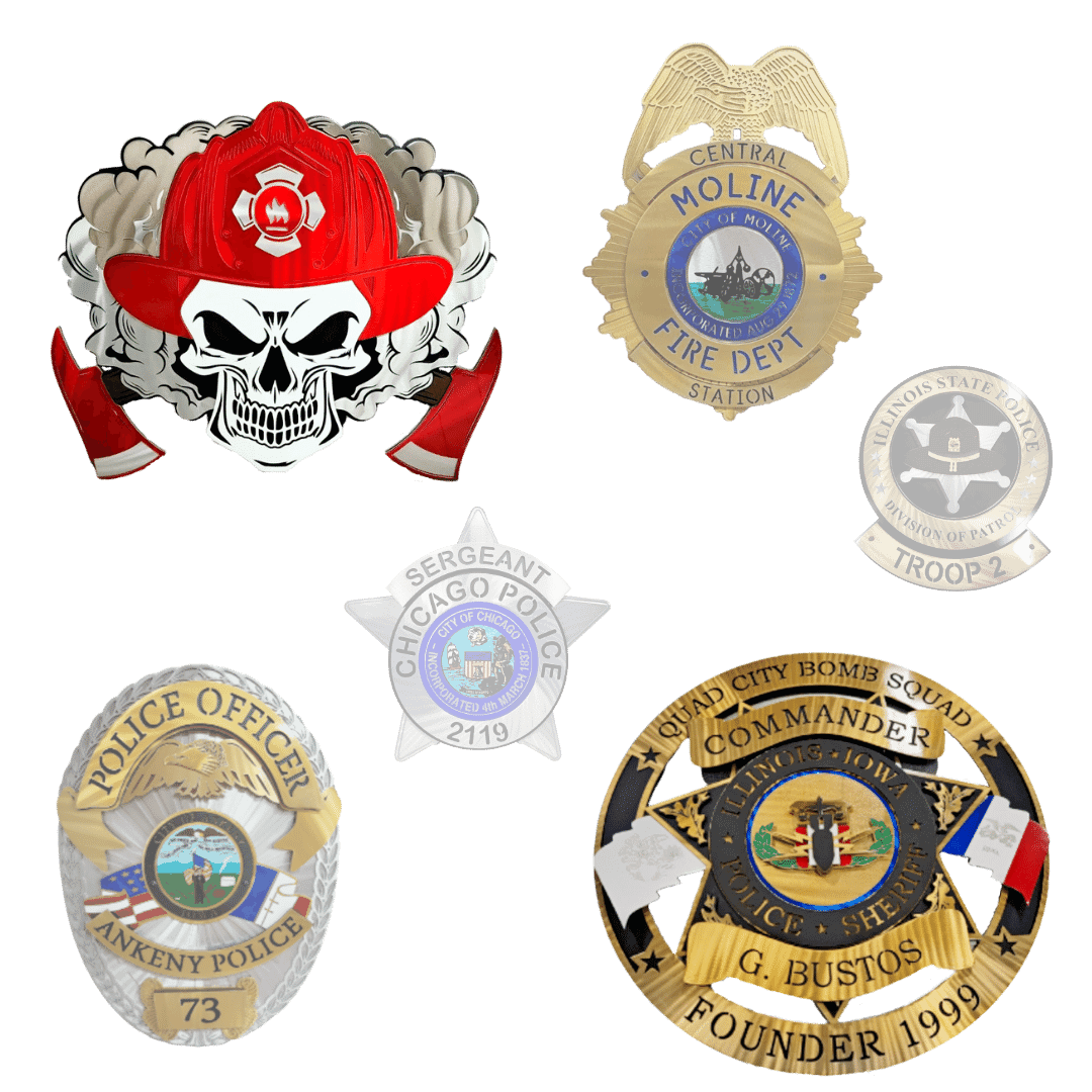Custom Badge – Premier Metal Art