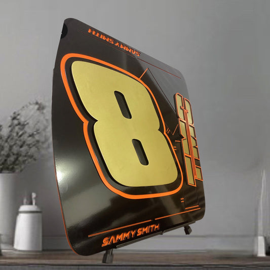 Sammy Smith #8 TMC Car Roof Display On Desk
