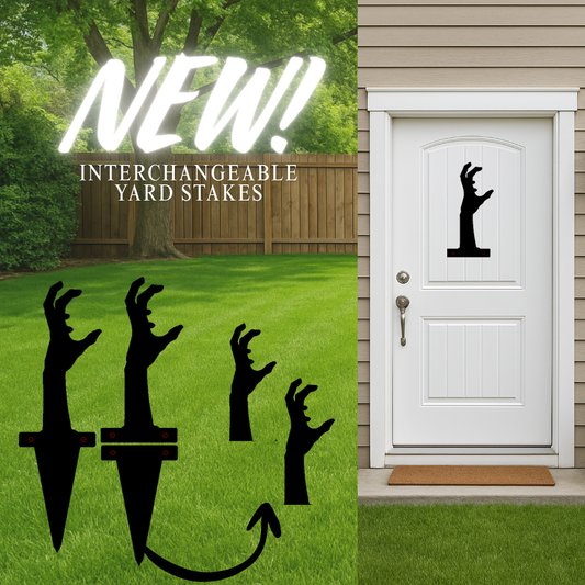 Halloween Dead Hands #2 Yardstake Sign - Collapsible