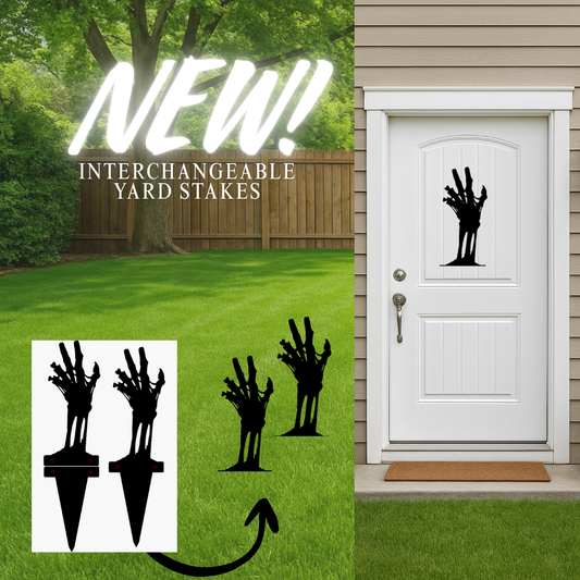 Halloween Dead Hands #1 Yardstake Sign - Collapsible