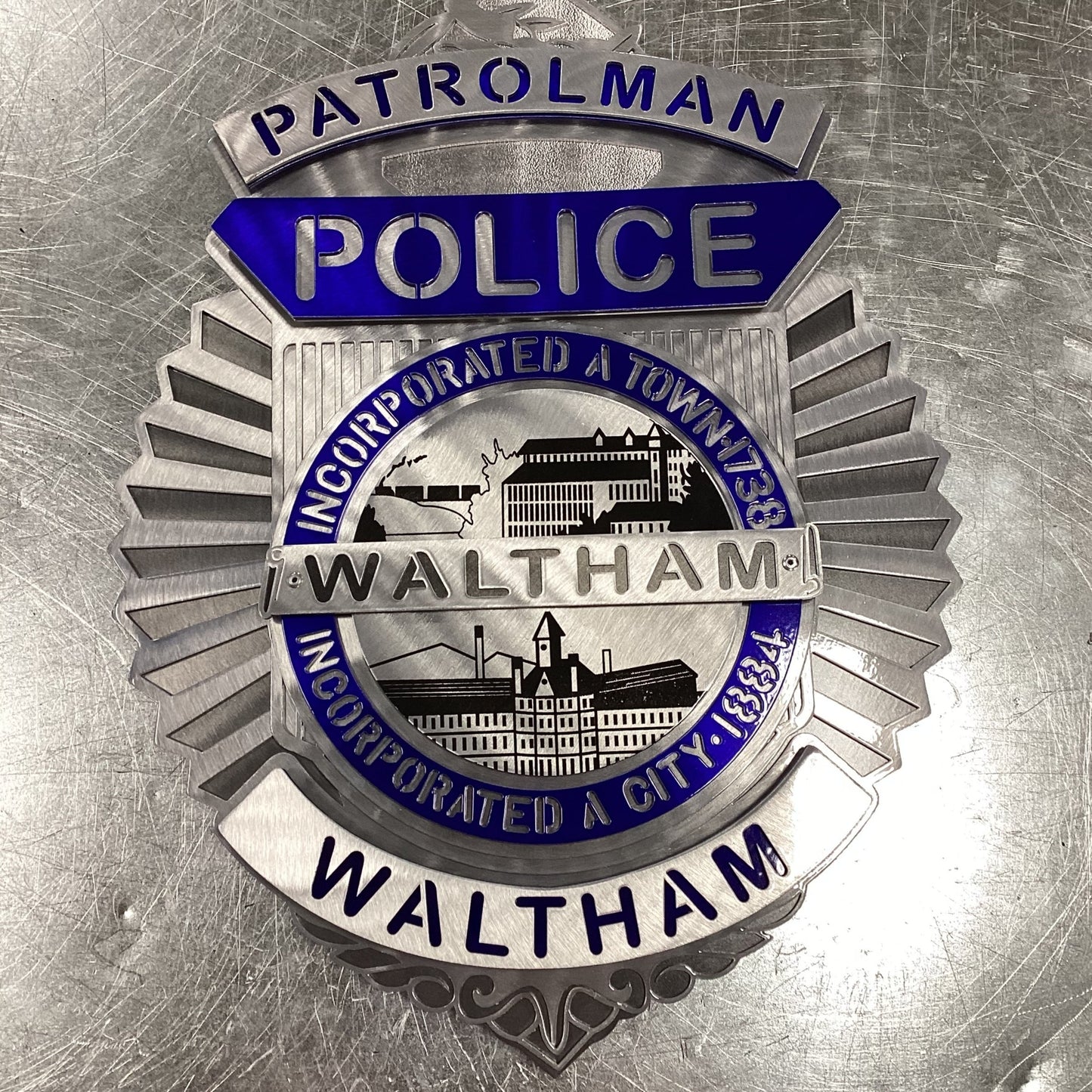 Waltham Police Badge