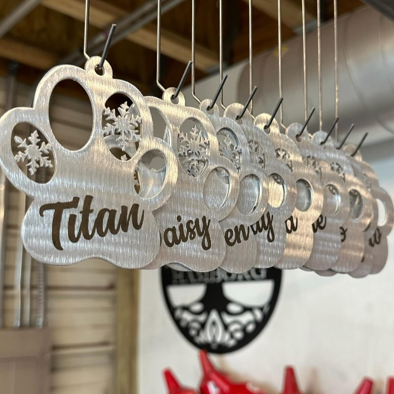 Pet Paw Ornaments
