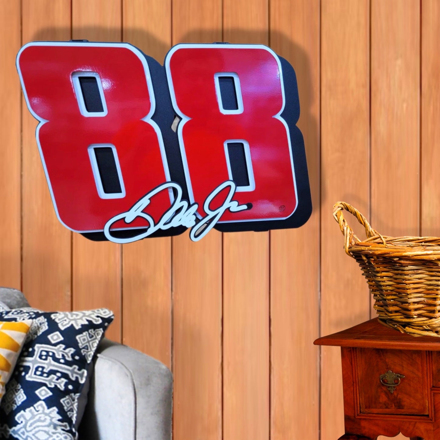 Premier Dale Earnhardt Jr. Red #88 3D Signature