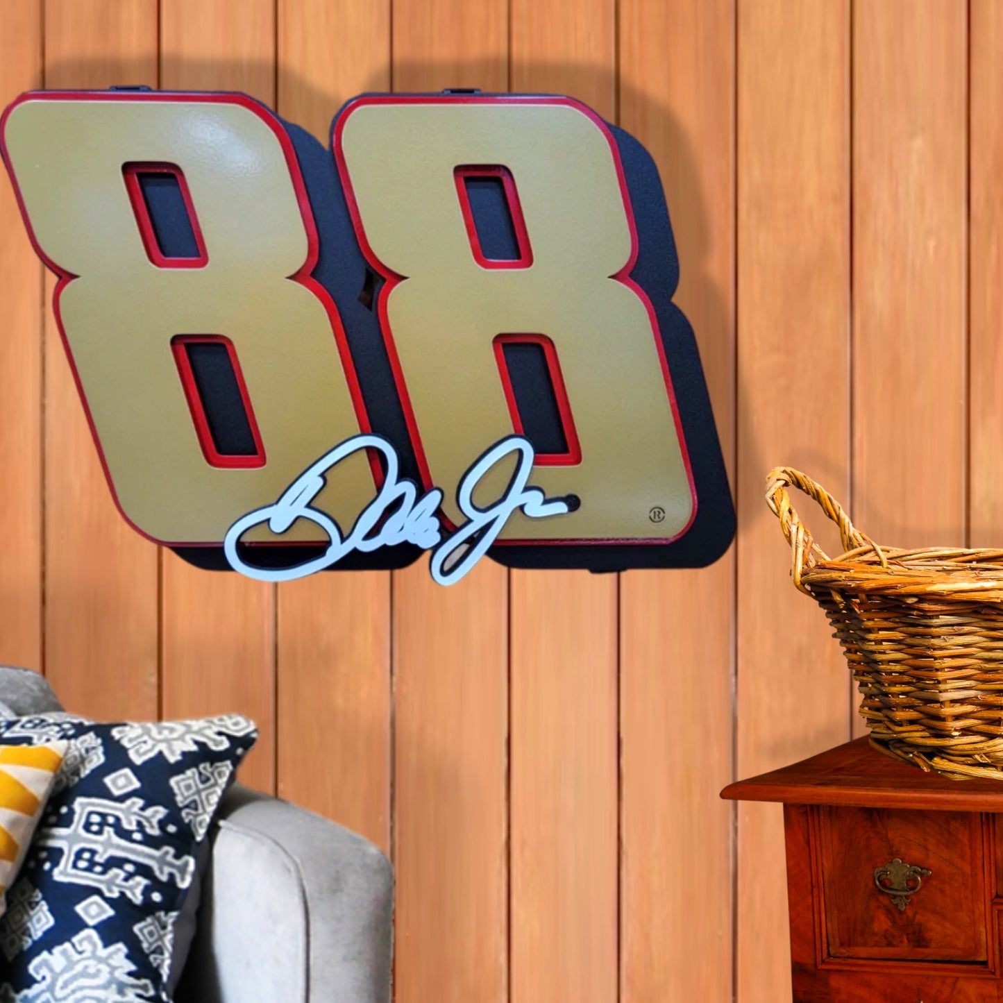 Premier Dale Earnhardt Jr. Gold #88 3D Signature