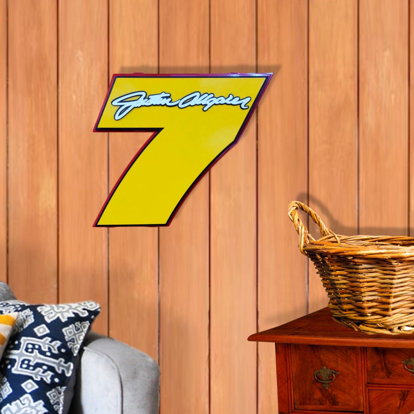 Premier Justin Allgaier #7 3D Signature