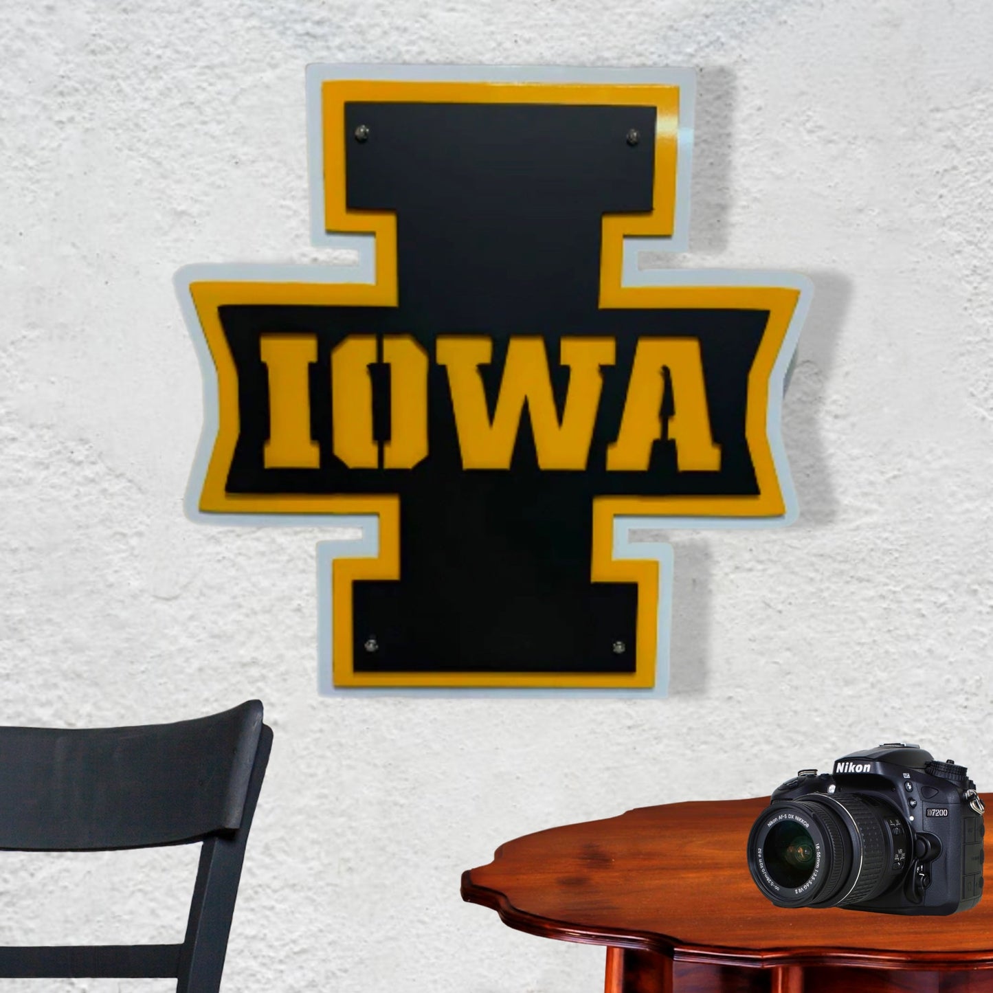 Iowa Hawkeyes Crossed "I"
