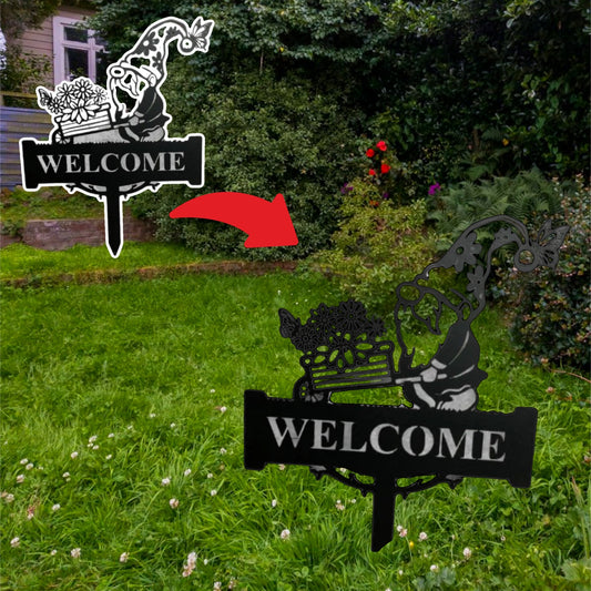 Gnome Garden Stake