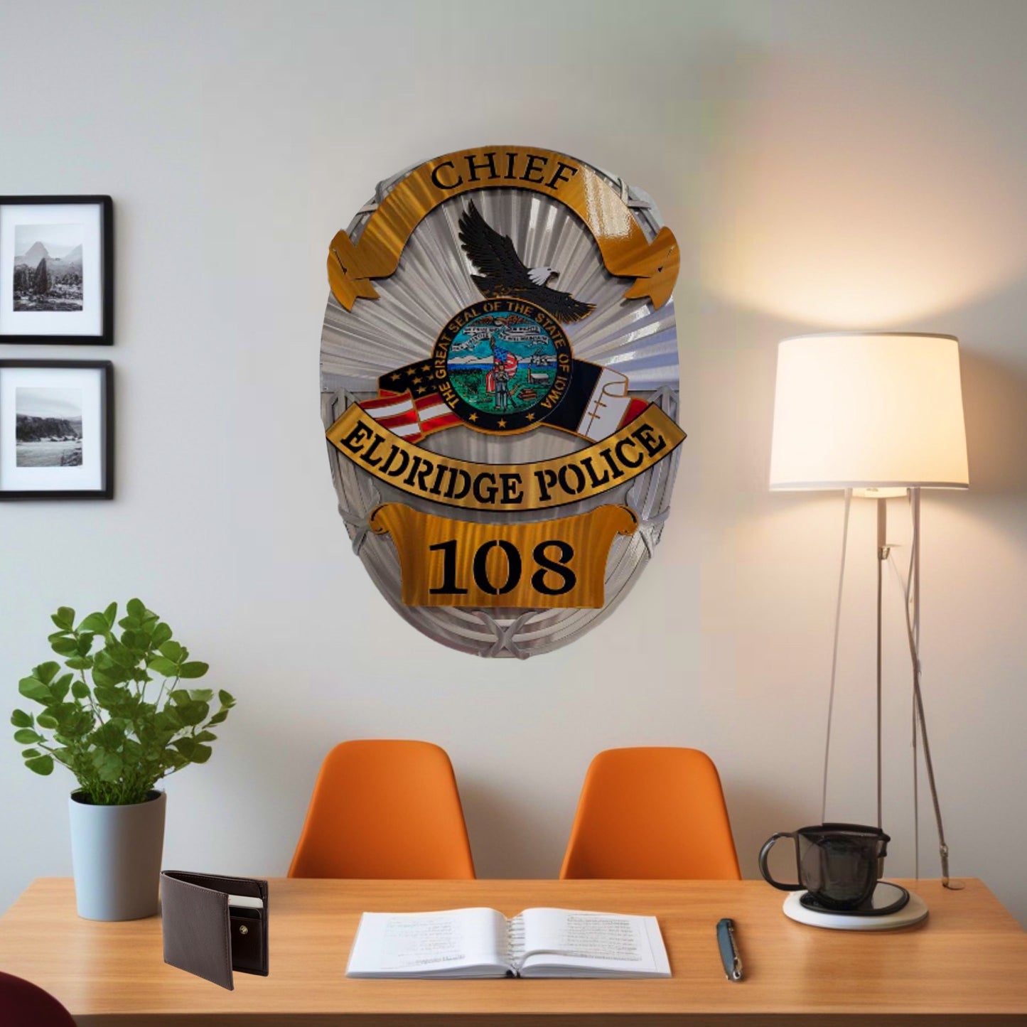 Eldridge Police Badge