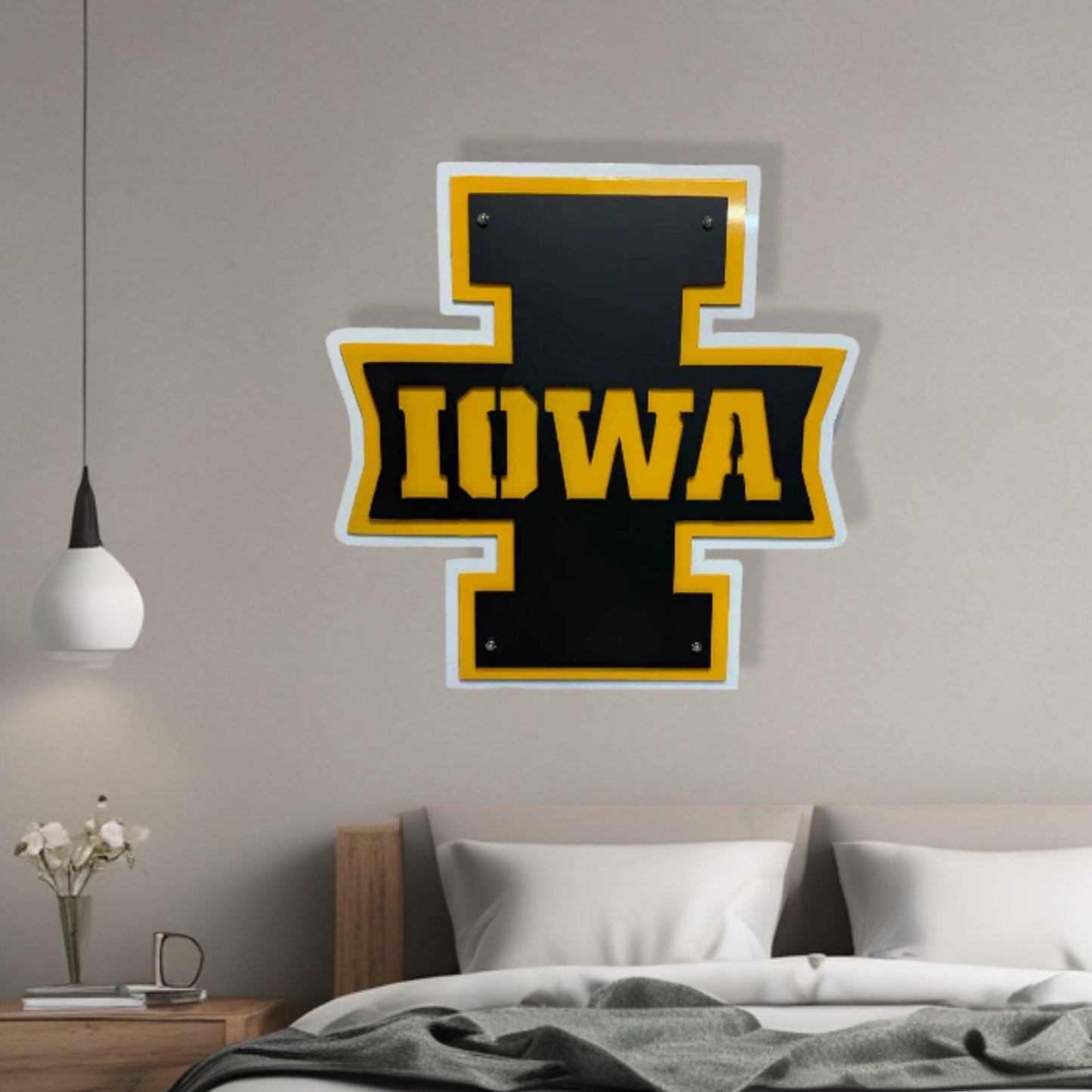 Iowa Hawkeyes Crossed "I"