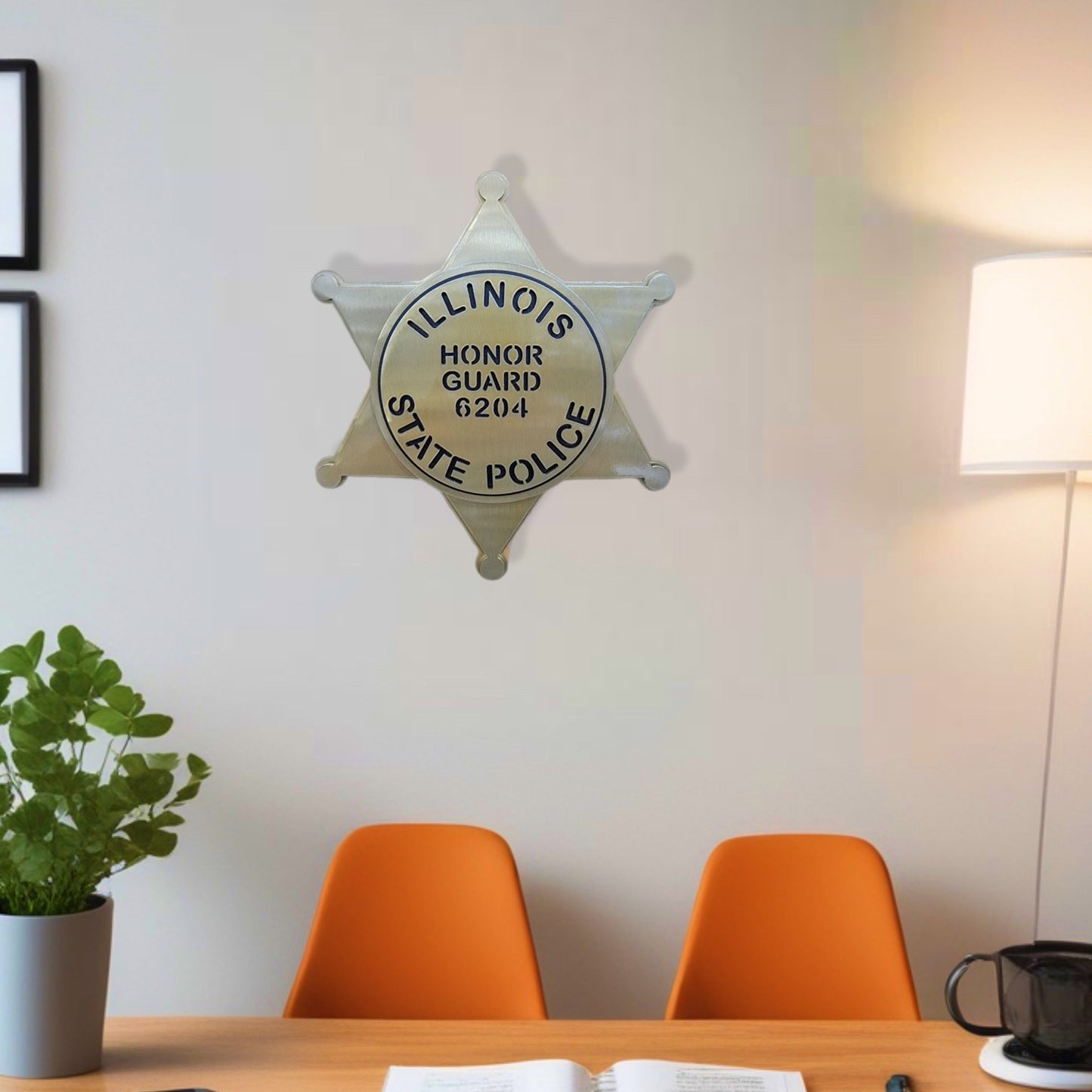 Illinois State Police Honor Guard Badge