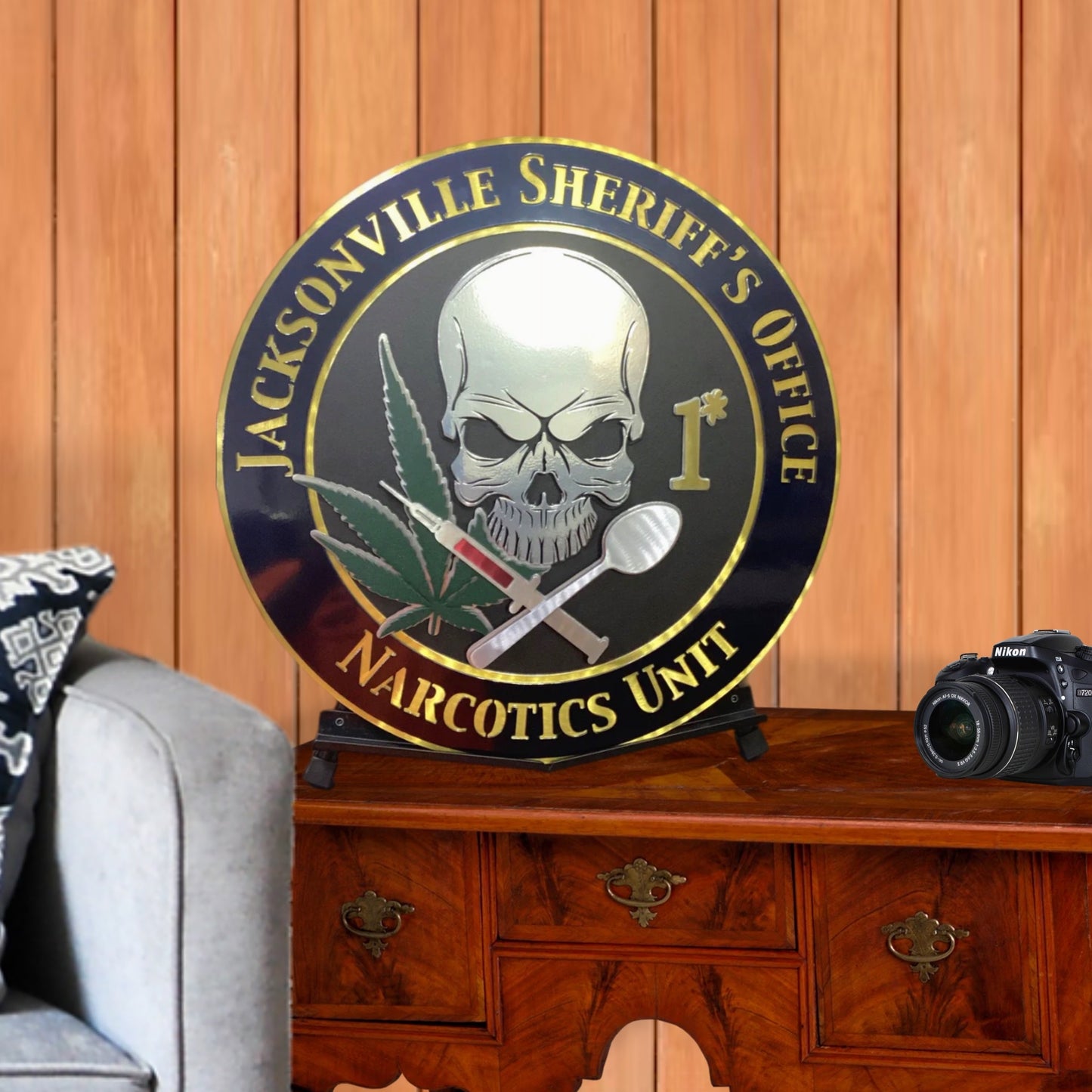 Jacksonville Sheriff Narcotics Badge